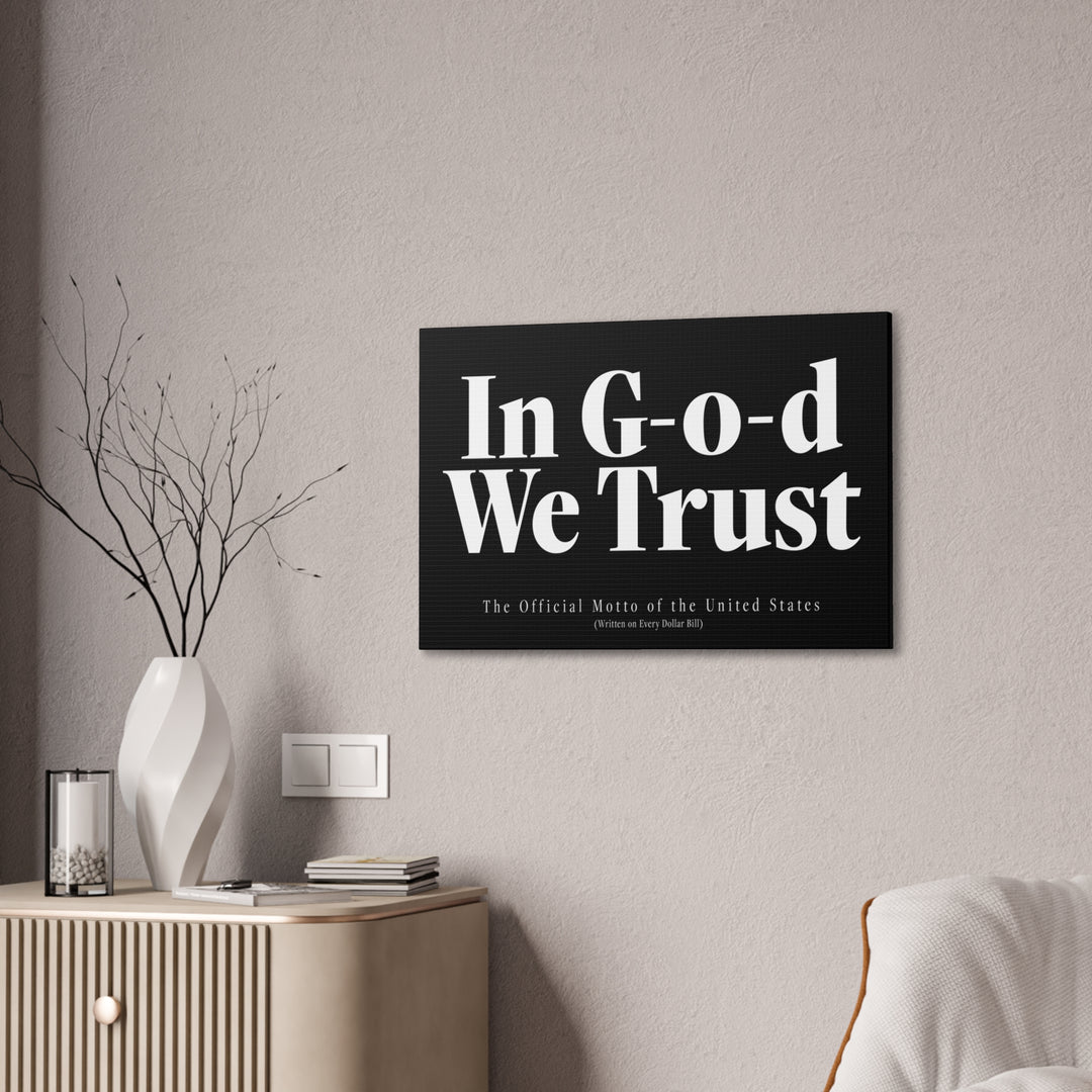 In G-o-d we trust