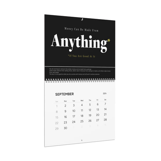 Wall Calendar (2024) BLACK