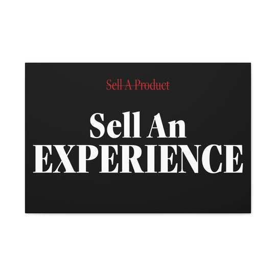 Sell an experience