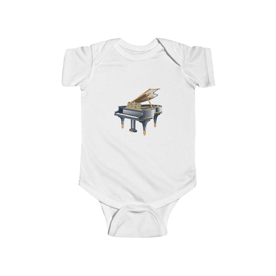 Baby Fine Jersey Bodysuit | Grand Piano