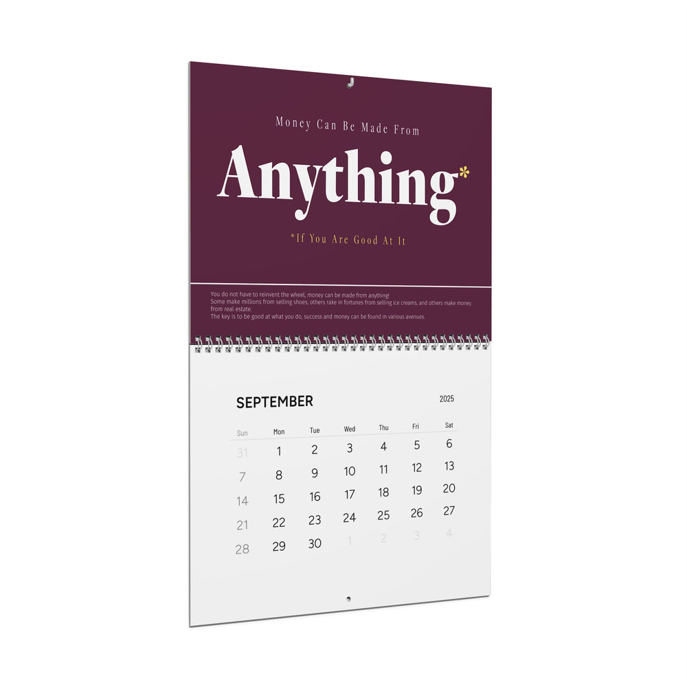 MOTIVATIONAL CALENDAR purple