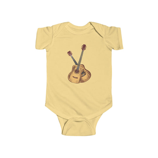 Baby Fine Jersey Bodysuit | Guitar