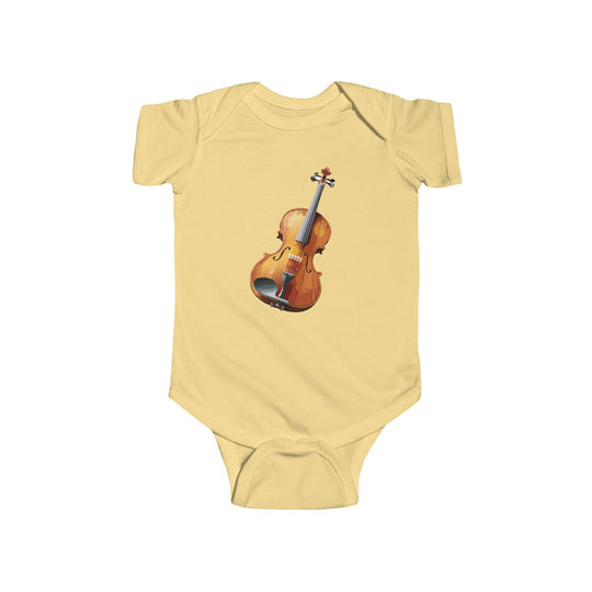 Baby Fine Jersey Bodysuit | Violin