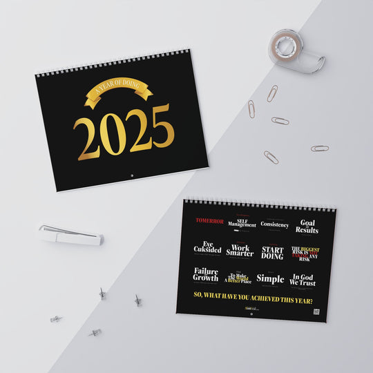MOTIVATIONAL CALENDAR black